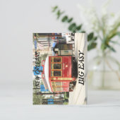 GROOT GEMAKKELIJK, NIEUWE ORLEANSE STREETCAR BRIEFKAART (Staand voorkant)