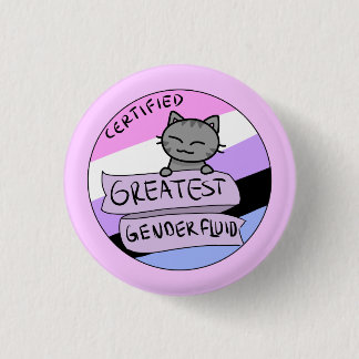 Groot Gendervloeibaar Ronde Button 3,2 Cm