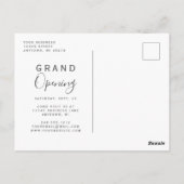 Groot geopend zwart Roos Gold Agate Dark Briefkaart (Achterkant)