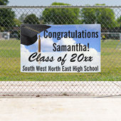 Groot gepersonaliseerd Afstuderen banner teken bla (Insitu)