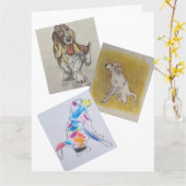 Groot, gevouwen Wenskaart van 8,5 inch x 11 inch Kaart (Gele Bloem)