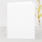 Groot, gevouwen Wenskaart van 8,5 inch x 11 inch Kaart (Gele Bloem)