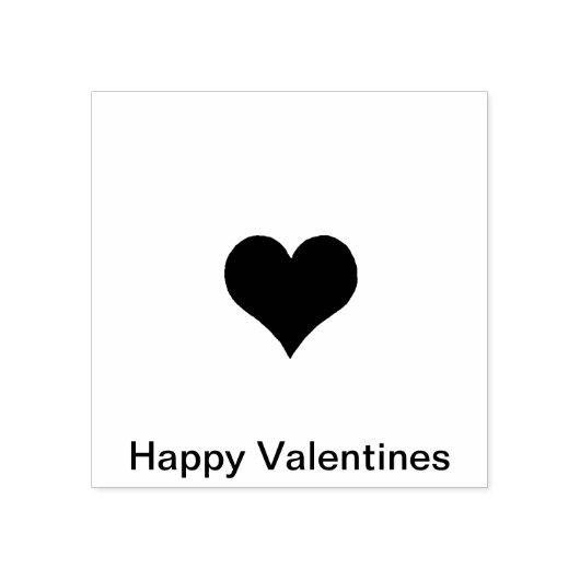 Groot gezegde Happy Valentijns Rubberstempel (Afrduk)