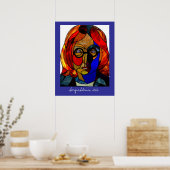 Groot Glas in lood Poster van Sergio Solomon (Keuken)