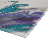 Groot glazen snijvlak snijplank (Hoek)