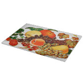 Groot glazen snijvlak snijplank (Hoek)