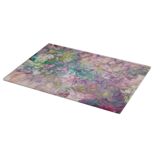 Groot glazen snijvlak snijplank (Hoek)