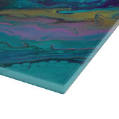 Groot glazen snijvlak snijplank (Hoek)