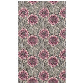 Groot  Gotisch Roze Bloempatroon Tafelkleed (Voorkant)