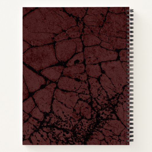 Groot gouden schedel notitieboek (Achterkant)