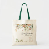 Groot-Grand Soft Pink Florals Baby shower Tas (Voorkant)