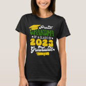 Groot GRANDMA van een klasse van 2023 Afstuderen g T-shirt (Voorkant)