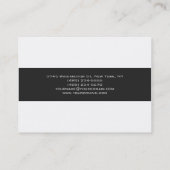 Groot grijs wit Visitekaartje (Achterkant)