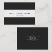 Groot grijs wit Visitekaartje (Voorkant / Achterkant)