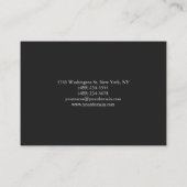 Groot grijs wit Visitekaartje (Achterkant)