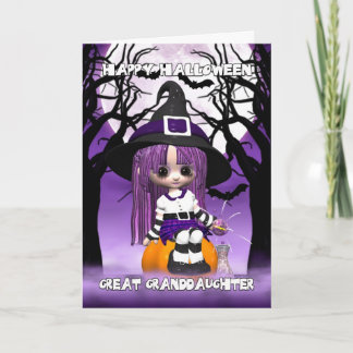 Groot - Groet van Halloween van de Heks van de Kaart