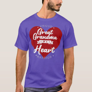 Groot grootmoeder van een hartwandelaar CHD-chirur T-shirt