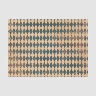 Groot Harlequin Diamond Pattern Tissuepapier