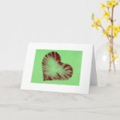 Groot hart kaart (Gele Bloem)