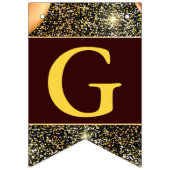 Groot Her-Opening Nep Gouden Glitter Ballonnen Vlaggetjes (Eerste vlag)