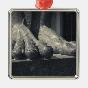 Groot Hermitage-gebouw, beeldhouwwerk voet Metalen Ornament