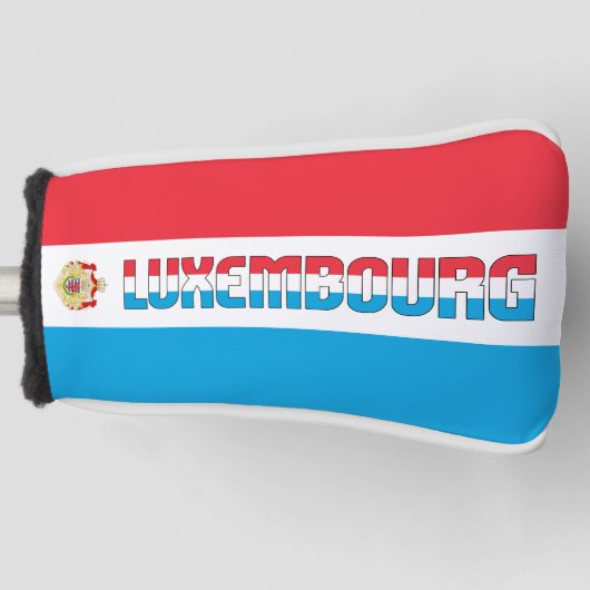 Groot Hoesje van het Luxemburgse vlaggegebied Goro Golfheadcover (Voorkant)