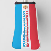 Groot Hoesje van het Luxemburgse vlaggegebied Goro Golfheadcover (Draai 90)