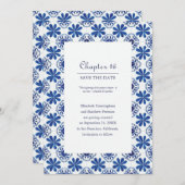 Groot hoofdstuk van ons leven in de Middellandse Z Save The Date (Voorkant / Achterkant)