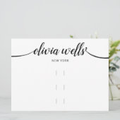 Groot horizontaal beeldscherm met drie haarklemmen kaart (Staand voorkant)