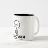 Groot Idee Lamp Klassieke Mok (Voorkant rechts)