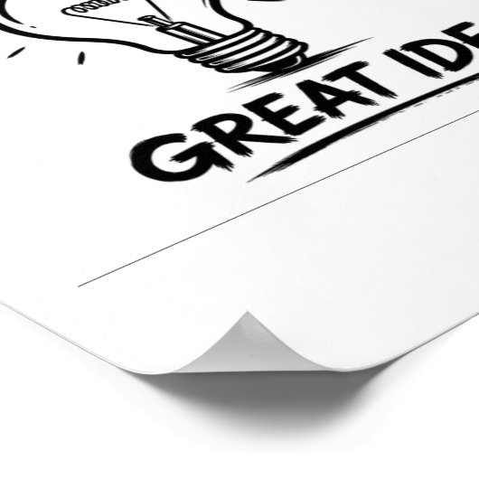 Groot Idee Lamp Poster (Hoek)