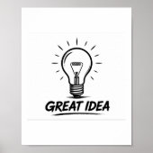 Groot Idee Lamp Poster (Voorkant)