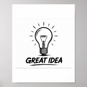 Groot Idee Lamp Poster