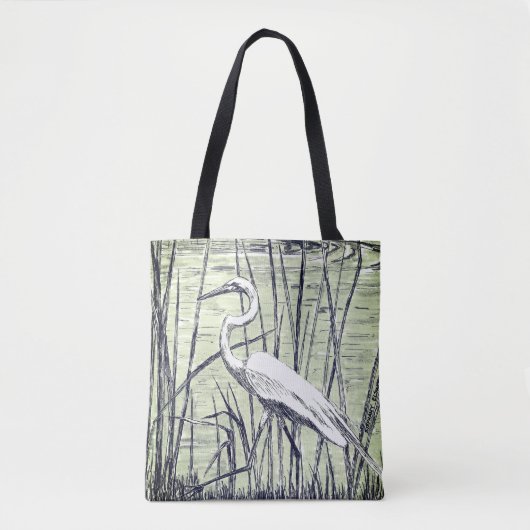 Groot in blauw tote bag (Voorkant)