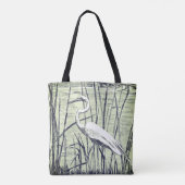 Groot in blauw tote bag (Achterkant)