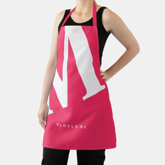 Groot Initiaal | Moderne typografie | Roze Schort (Insitu)