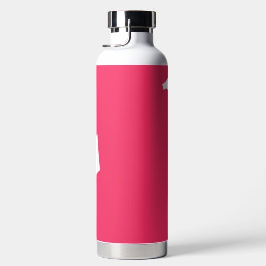 Groot Initiaal | Moderne typografie | Roze Waterfles (Rechts)