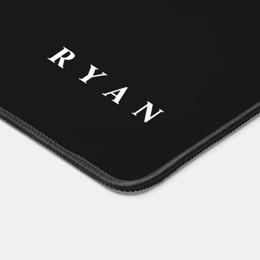 Groot Initiaal | Moderne typografie | Zwart Bureaumat (Hoek)