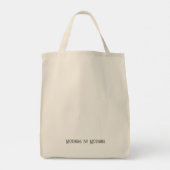 Groot is uw trouw hymne Canvas tas (Achterkant)