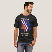 Groot-Kaapverdië Roots Zwarte Geschiedenis Maand V T-shirt (Voorkant volledig)