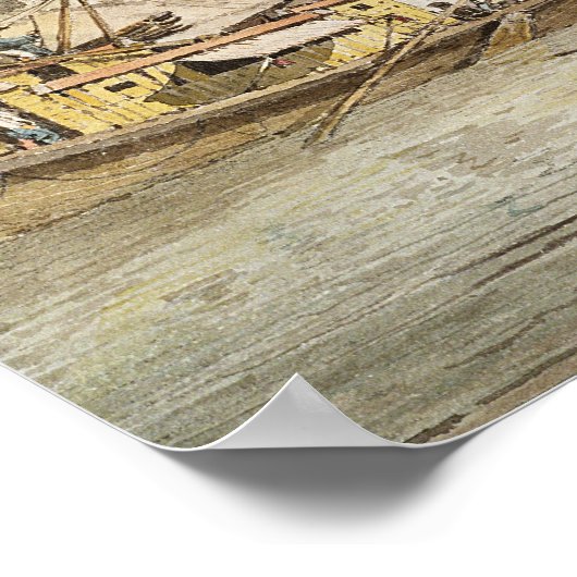 Groot Kanaal, China, (w/c) Poster (Hoek)