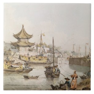 Groot Kanaal, China, (w/c) Tegeltje