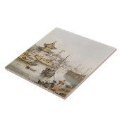 Groot Kanaal, China, (w/c) Tegeltje (Zijkant)