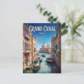 Groot Kanaal Italië Briefkaart (Staand voorkant)