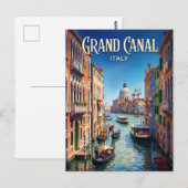 Groot Kanaal Italië Briefkaart (Voorkant / Achterkant)