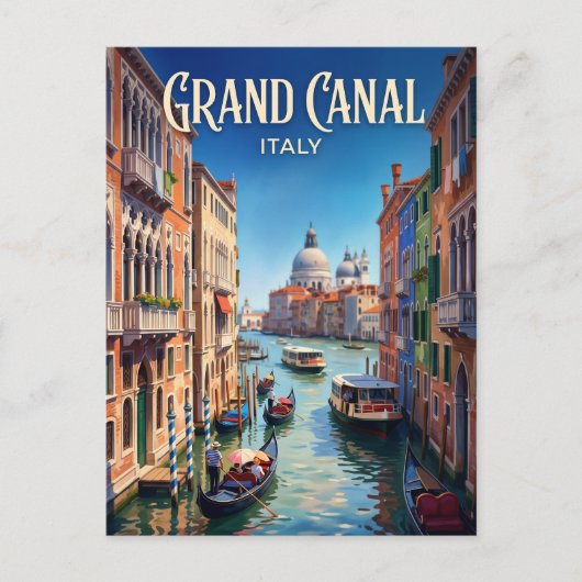 Groot Kanaal Italië Briefkaart (Voorkant)