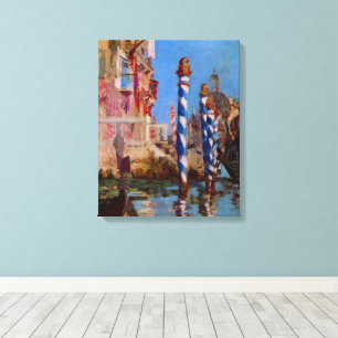 Groot Kanaal van Venetië door Edouard Manet Canvas Afdruk