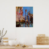 Groot Kanaal van Venetië door Edouard Manet Poster (Keuken)
