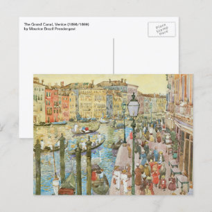 Groot Kanaal, Venetië door Maurice Prendergast Briefkaart