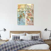 Groot Kanaal, Venetië door Maurice Prendergast Canvas Afdruk (Insitu (Slaapkamer))